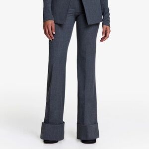 SMYTHE WIDE LEG CUFFED TROUSER SIZE 10